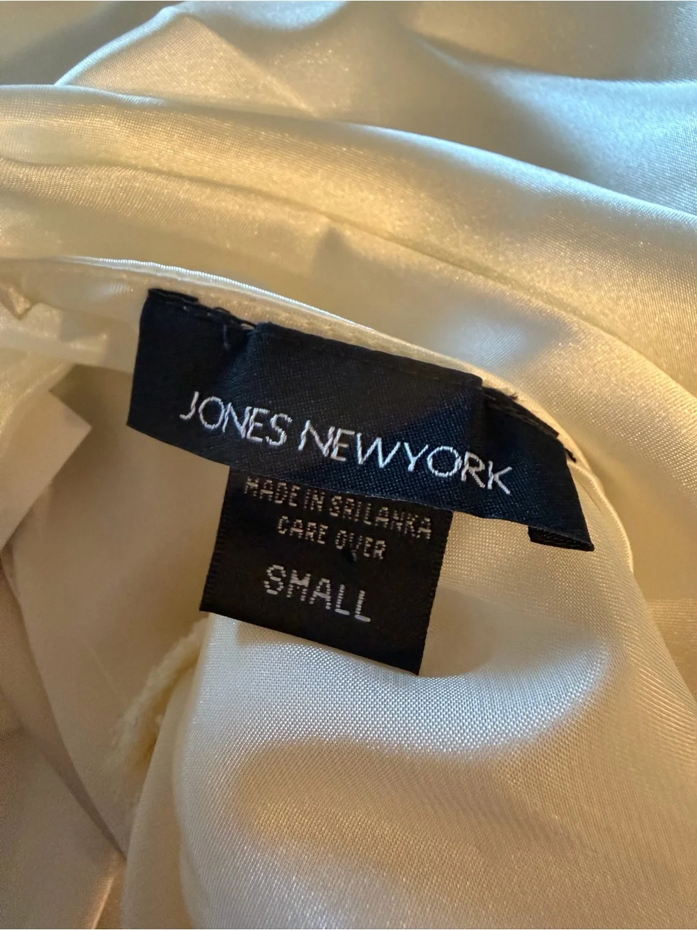 Jones New York Ivory Lace-Trim Satin Bridal Nightgown & Robe Set